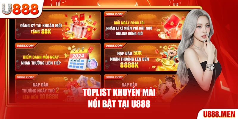 Trang chủ Toplist khuyến mãi nổi bật tại U888